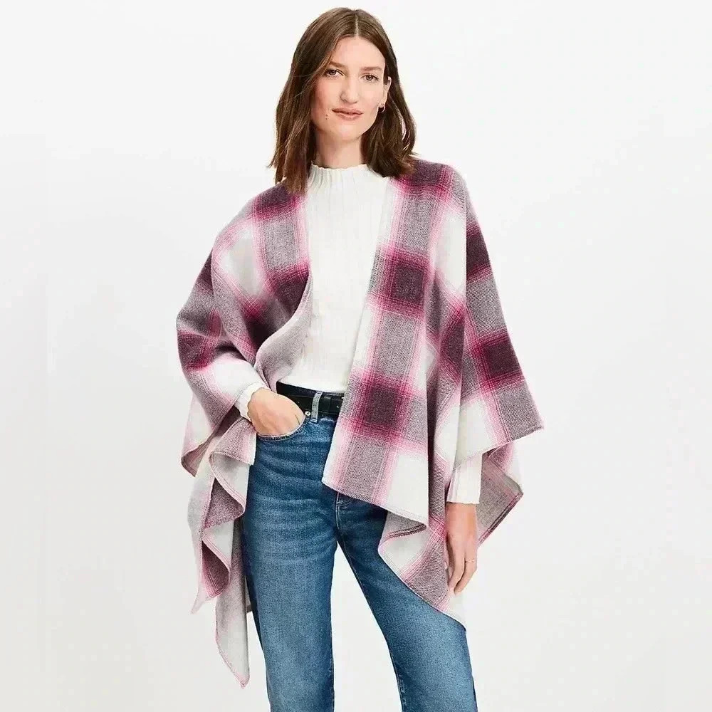 LOFT Plaid Wrap